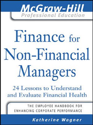 cover image of Finance for Nonfinancial Managers